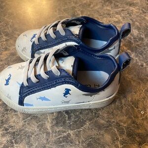 Carters Shark Shoes Toddler Size 8